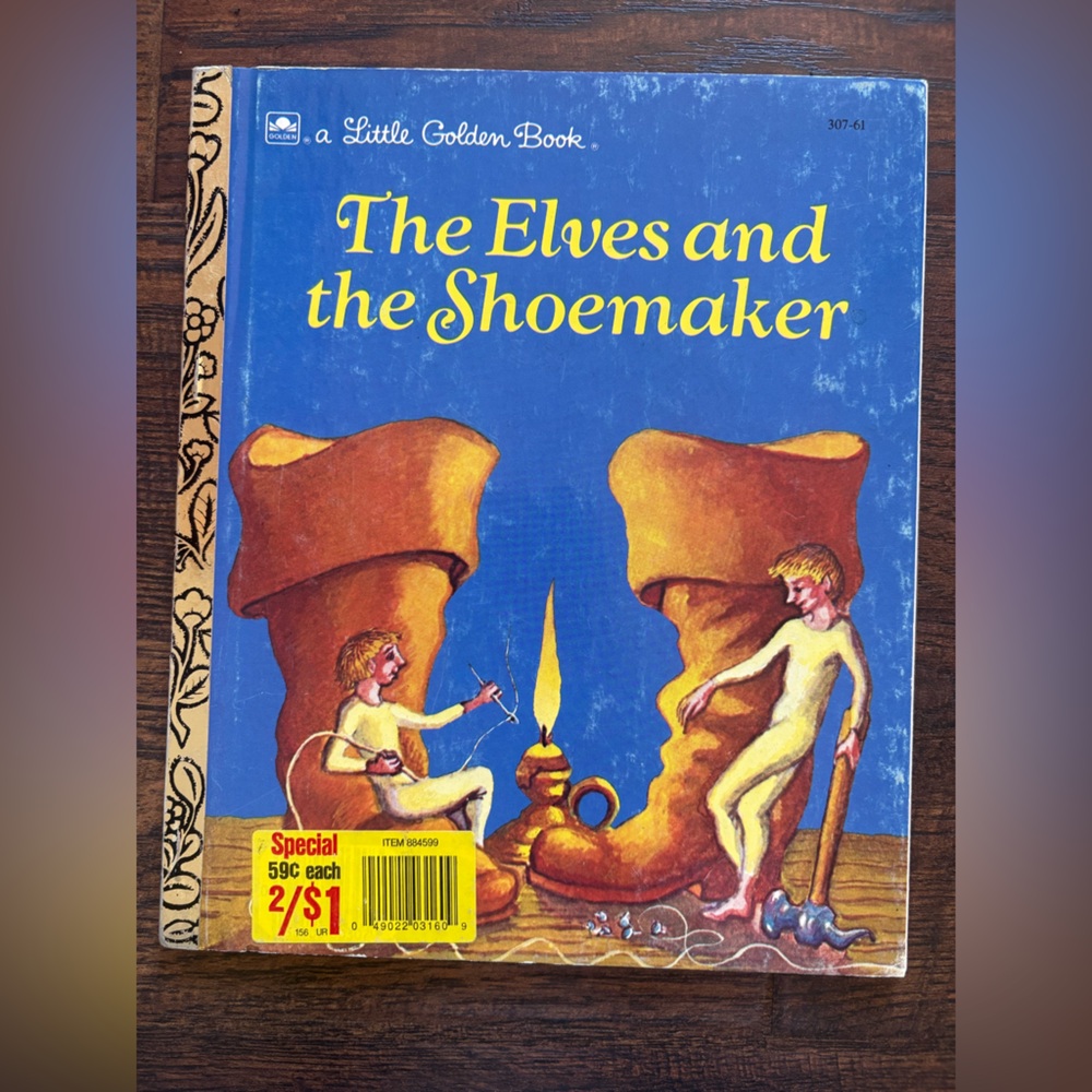 The Elves and the Shoemaker Little Golden Book 1983